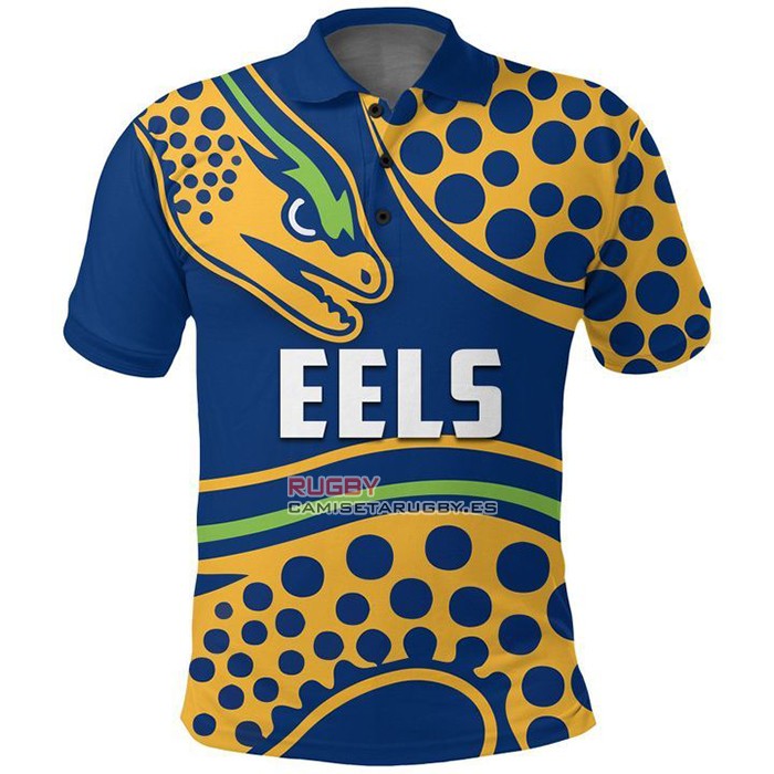 Camiseta Polo Parramatta Eels Rugby 2021 Indigena